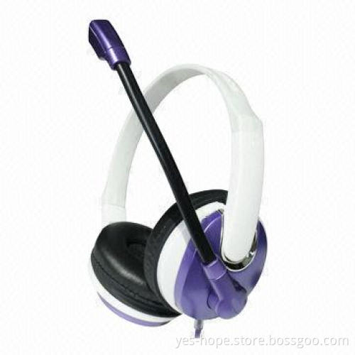2013 Hot-selling USB Headphone with Microphone and Volume Control